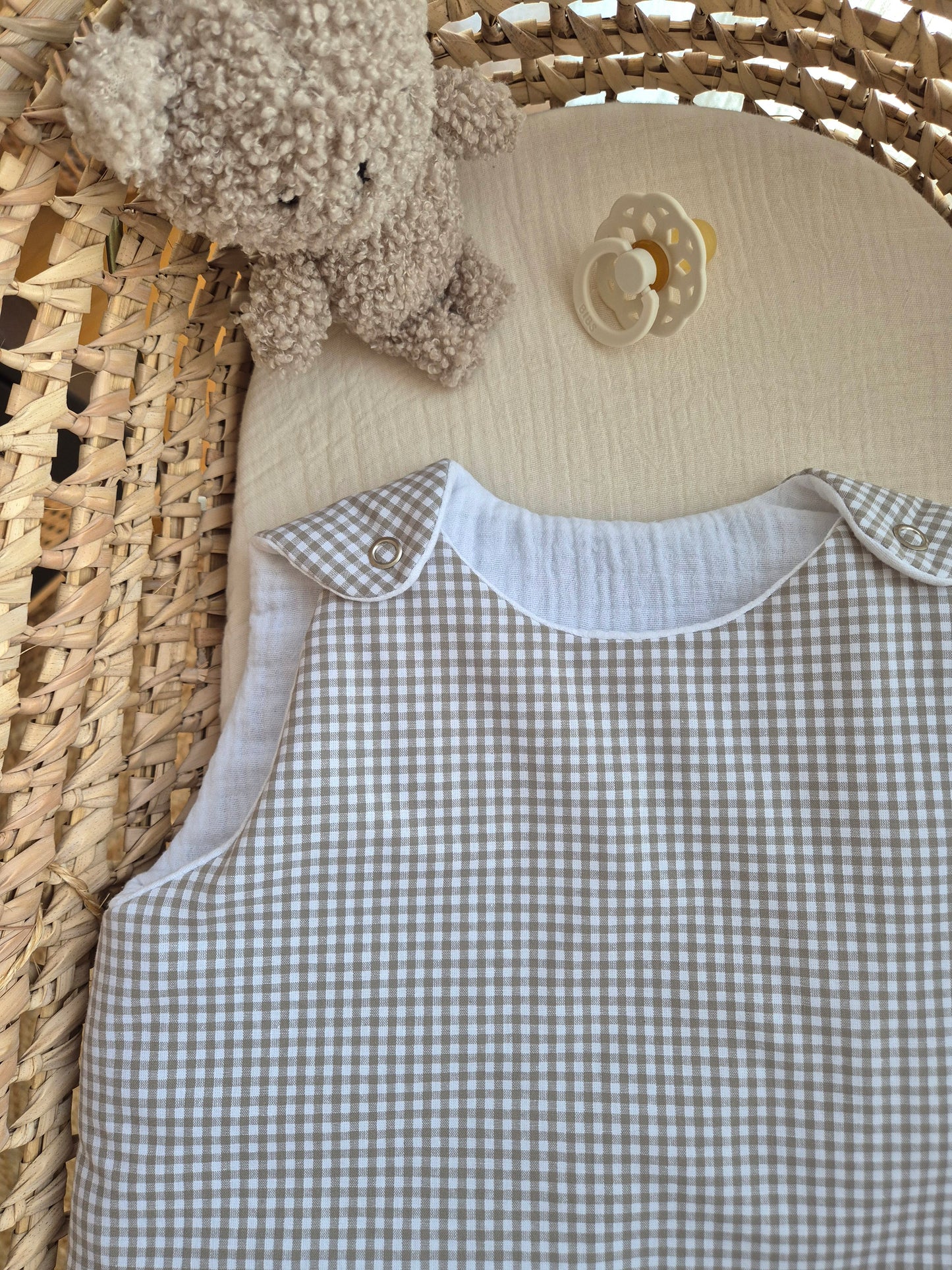 Gigoteuse - mini vichy sable