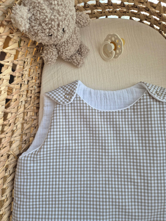 Gigoteuse - mini vichy sable