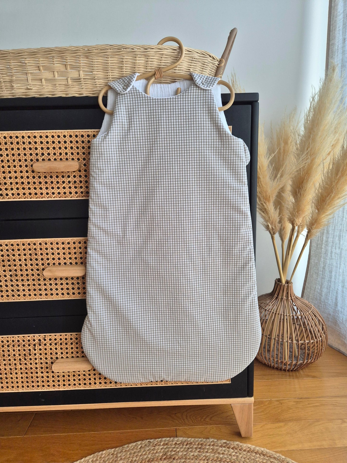 Gigoteuse - mini vichy sable