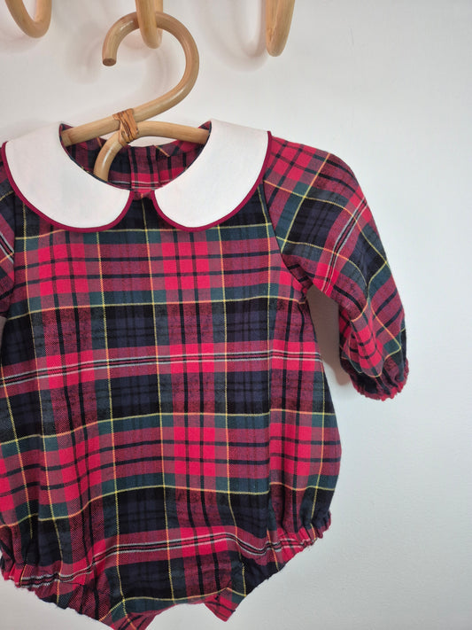 Barboteuse - tartan mixte