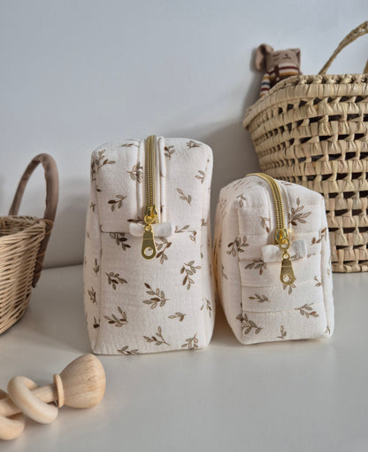 Trousse de toilette - feuilles