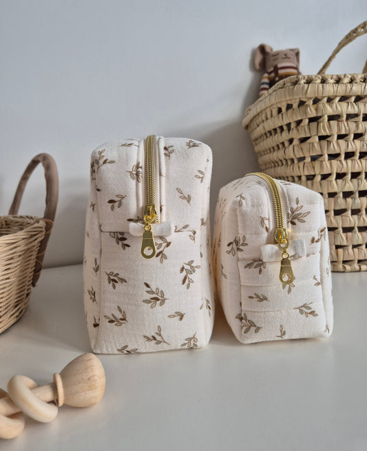 Trousse de toilette - feuilles