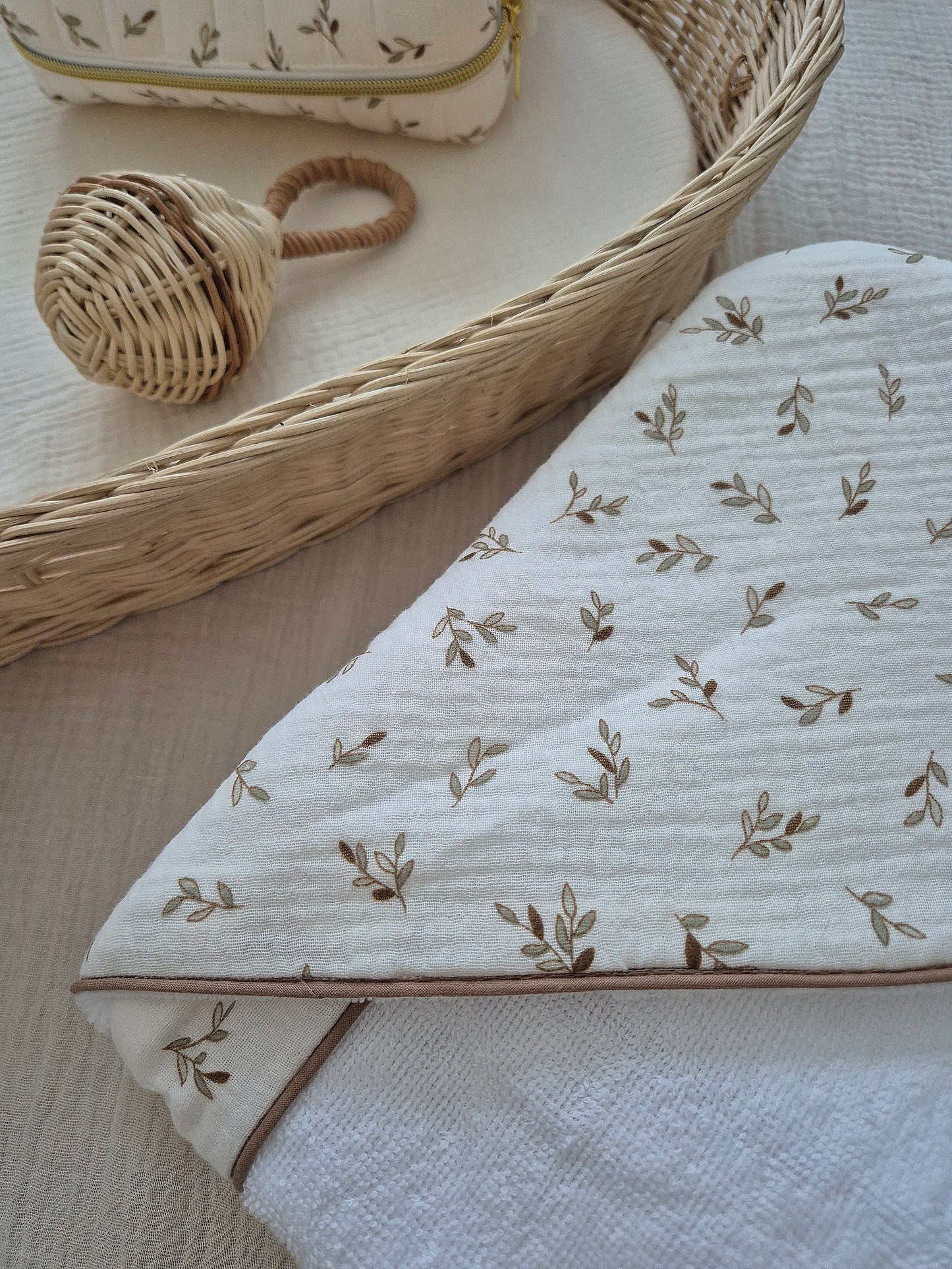 Cape de bain - feuilles