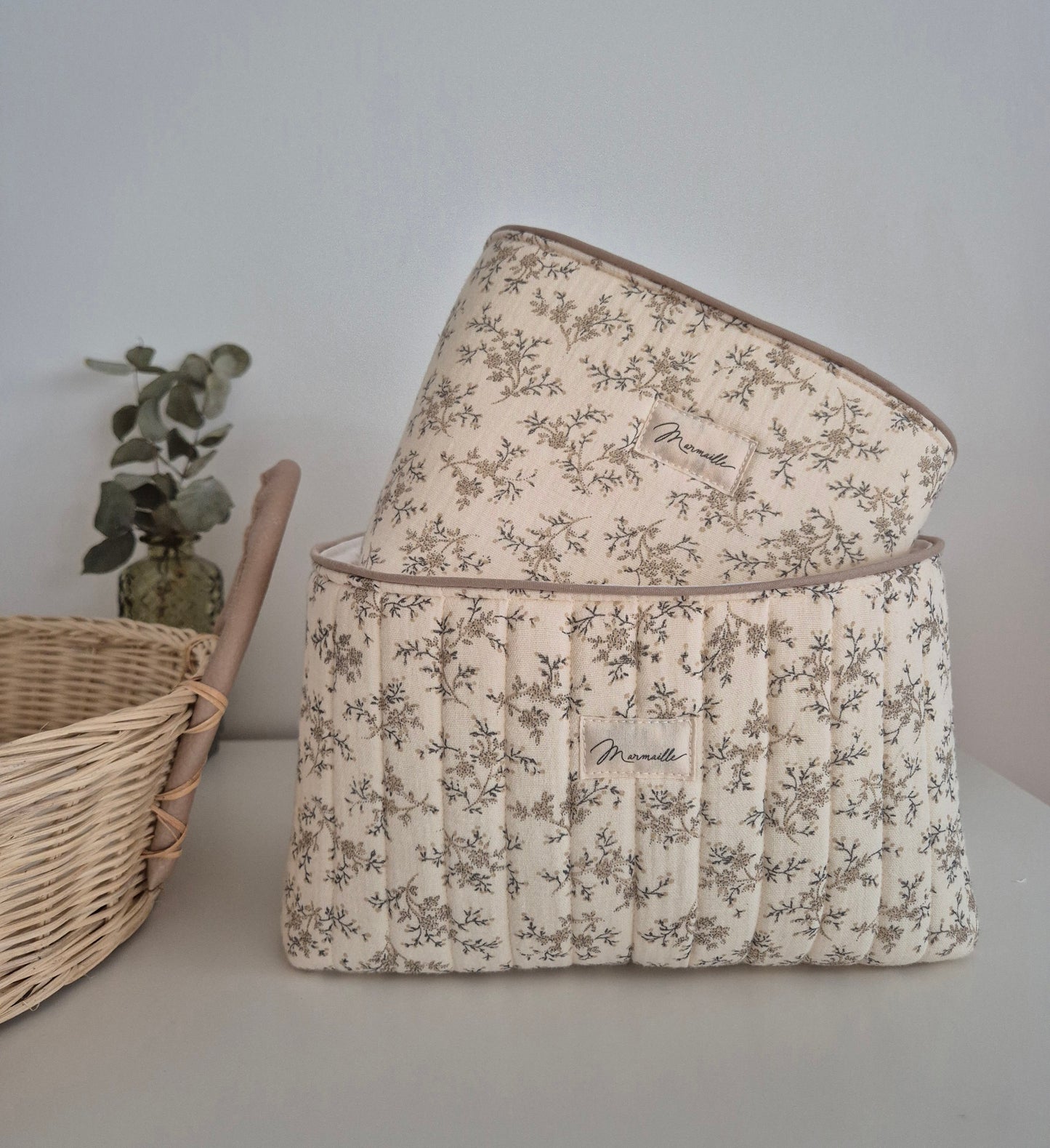 Panière de rangement - bouquet