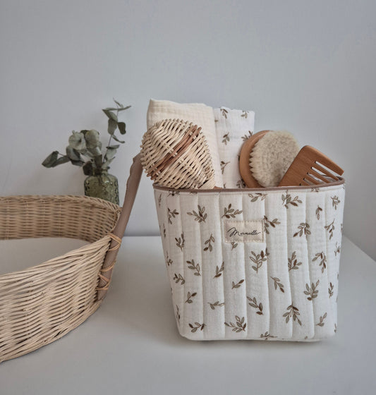Panière de rangement - feuilles