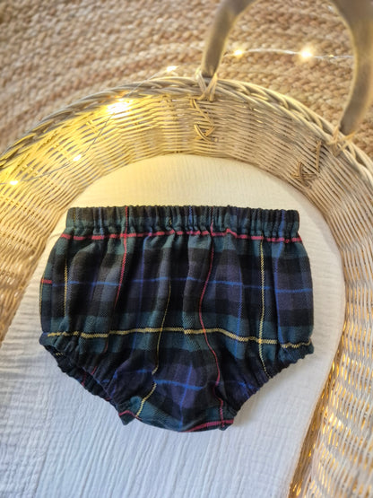 Bloomer - tartan bleu