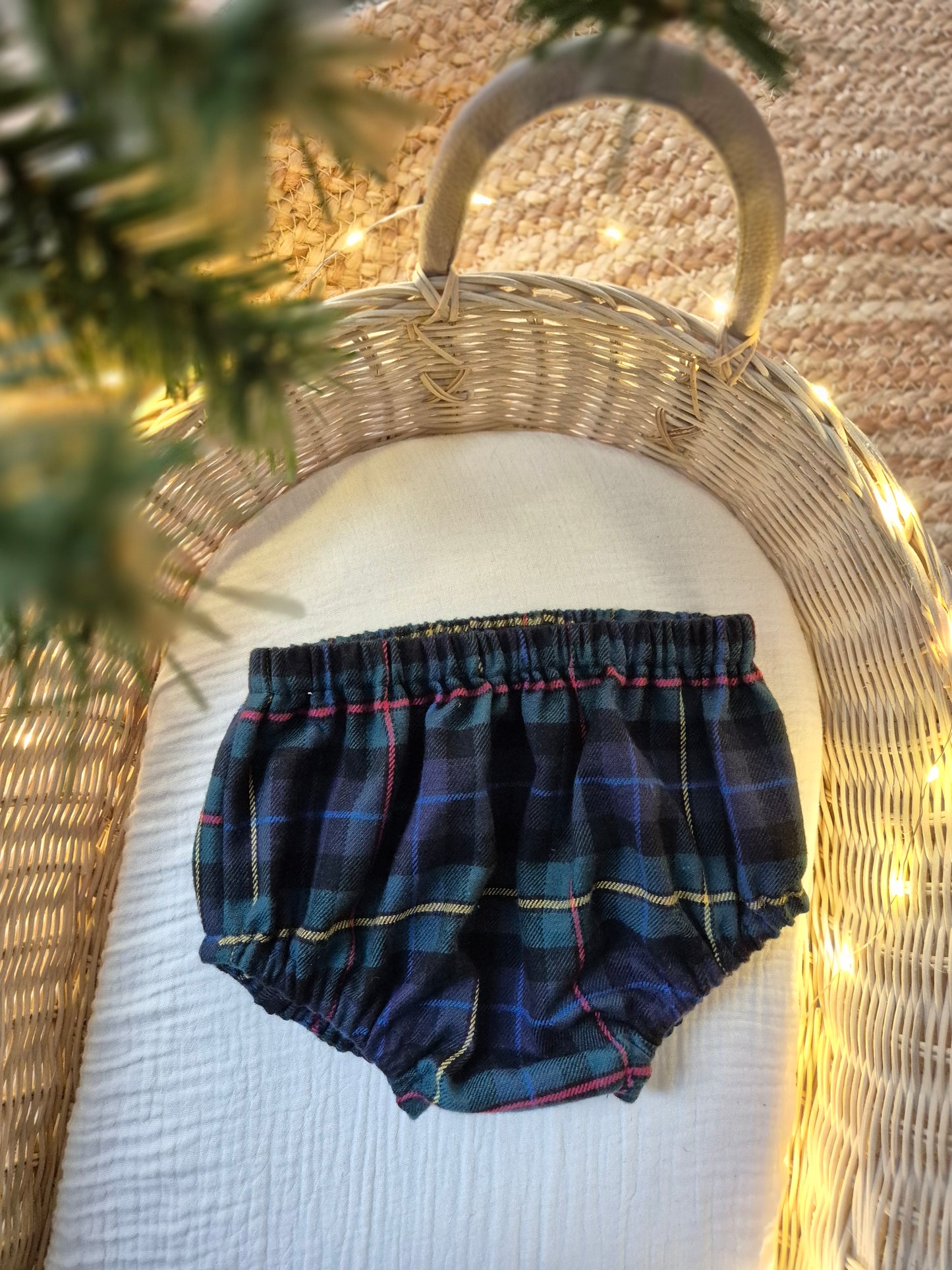 Bloomer - tartan bleu