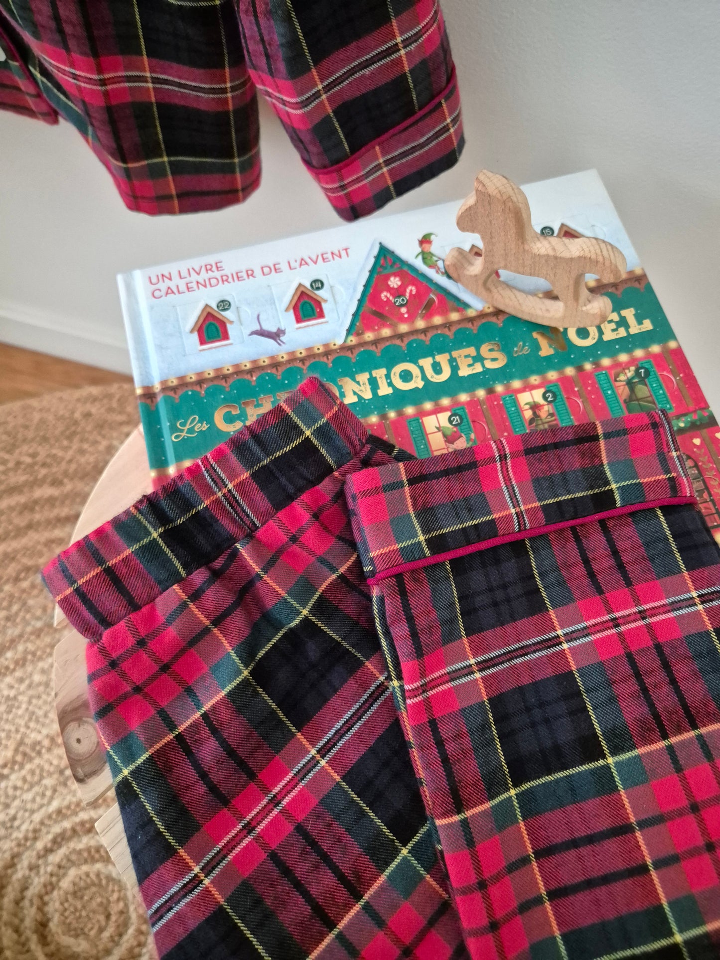 Pyjama chemise mixte - tartan mixte