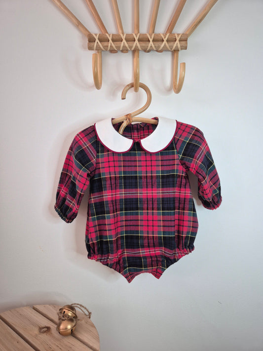 Barboteuse - tartan mixte