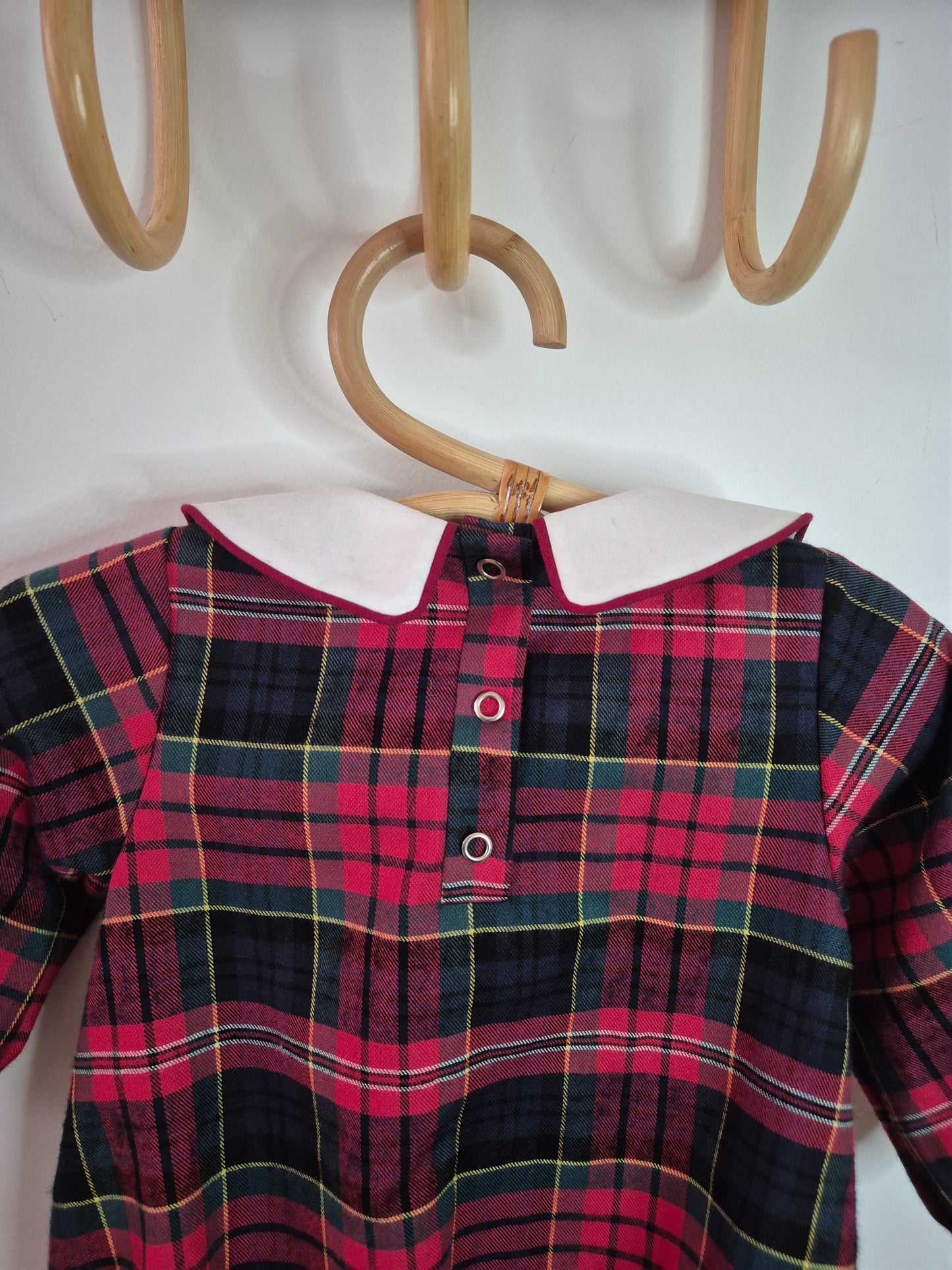 Barboteuse - tartan mixte