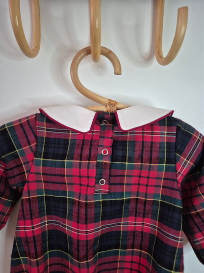 Barboteuse - tartan mixte